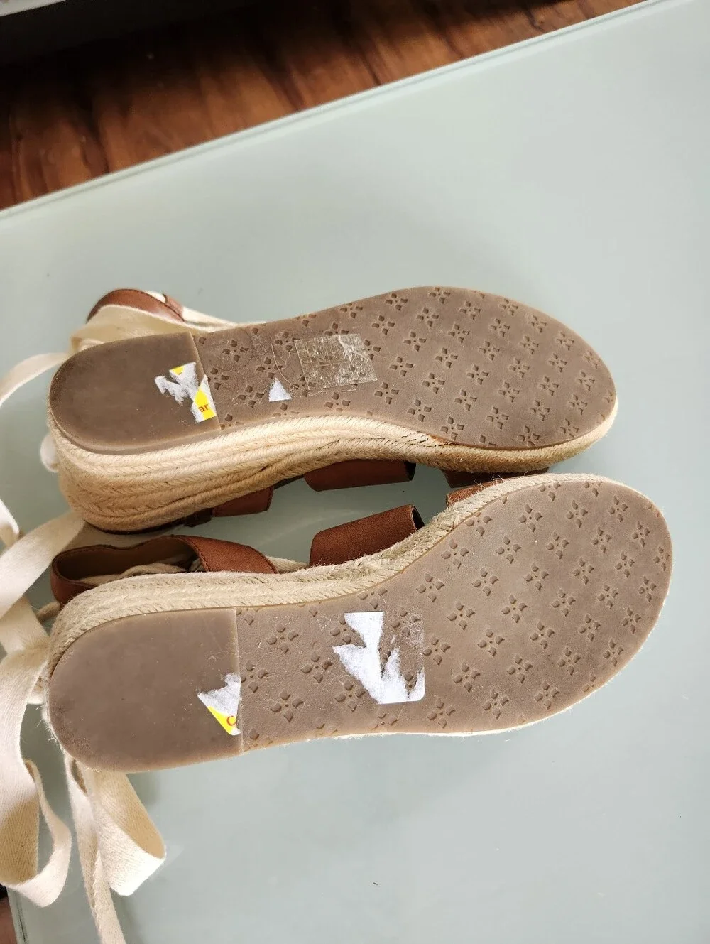 Patricia Nash RIVA Leather Wedge Espadrilles Size 9.5 Boho Retro 70's Hippie NEW